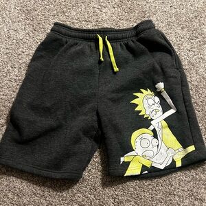 Kids size L , fits like a S in women’s , rick and morty shorts